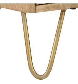 Buffet 80x30x75 cm Bois de manguier solide