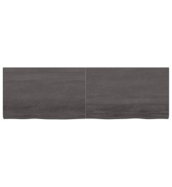 Dessus de bureau gris foncé 160x50x4 cm bois chêne traité