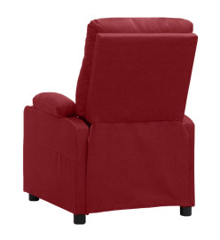 Fauteuil de massage Rouge bordeaux Tissu