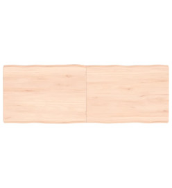 Dessus de table bois chêne massif non traité bordure assortie