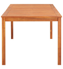 Table de jardin 215x90x74 cm Bois d'acacia massif
