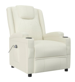 Fauteuil Crème Similicuir