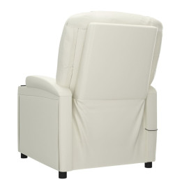 Fauteuil Crème Similicuir