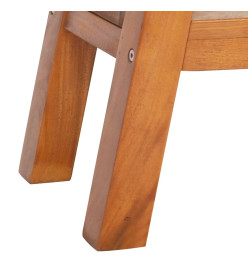 Table console 110x30x75 cm bois massif d'acajou