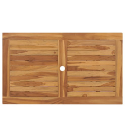 Salon de jardin 7 pcs Bois de teck massif