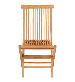 Salon de jardin 7 pcs Bois de teck massif