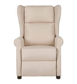 Fauteuil de massage Crème Tissu