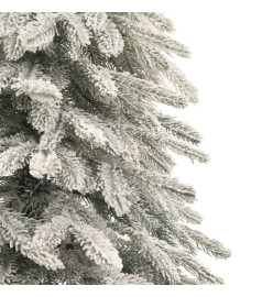 Sapin de Noël artificiel avec neige floquée 180 cm