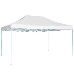 Tente de réception pliable 3x4,5 m Blanc