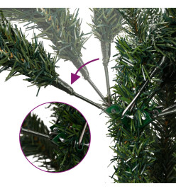 Sapin de Noël artificiel à charnières avec neige floquée 180 cm