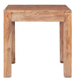 Table basse 53 x 50 x 50 cm Bois de récupération massif