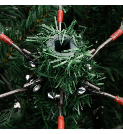 Sapin de Noël artificiel à charnières avec neige floquée 120 cm