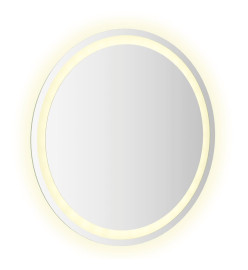 Miroir de salle de bain à LED 60 cm rond