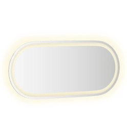 Miroir de salle de bain à LED 80x35 cm ovale