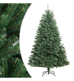 Sapin de Noël artificiel à charnières avec support vert 240 cm