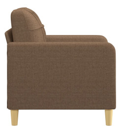 Fauteuil Marron 60 cm Tissu