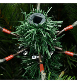 Sapin de Noël artificiel à charnières avec neige floquée 180 cm