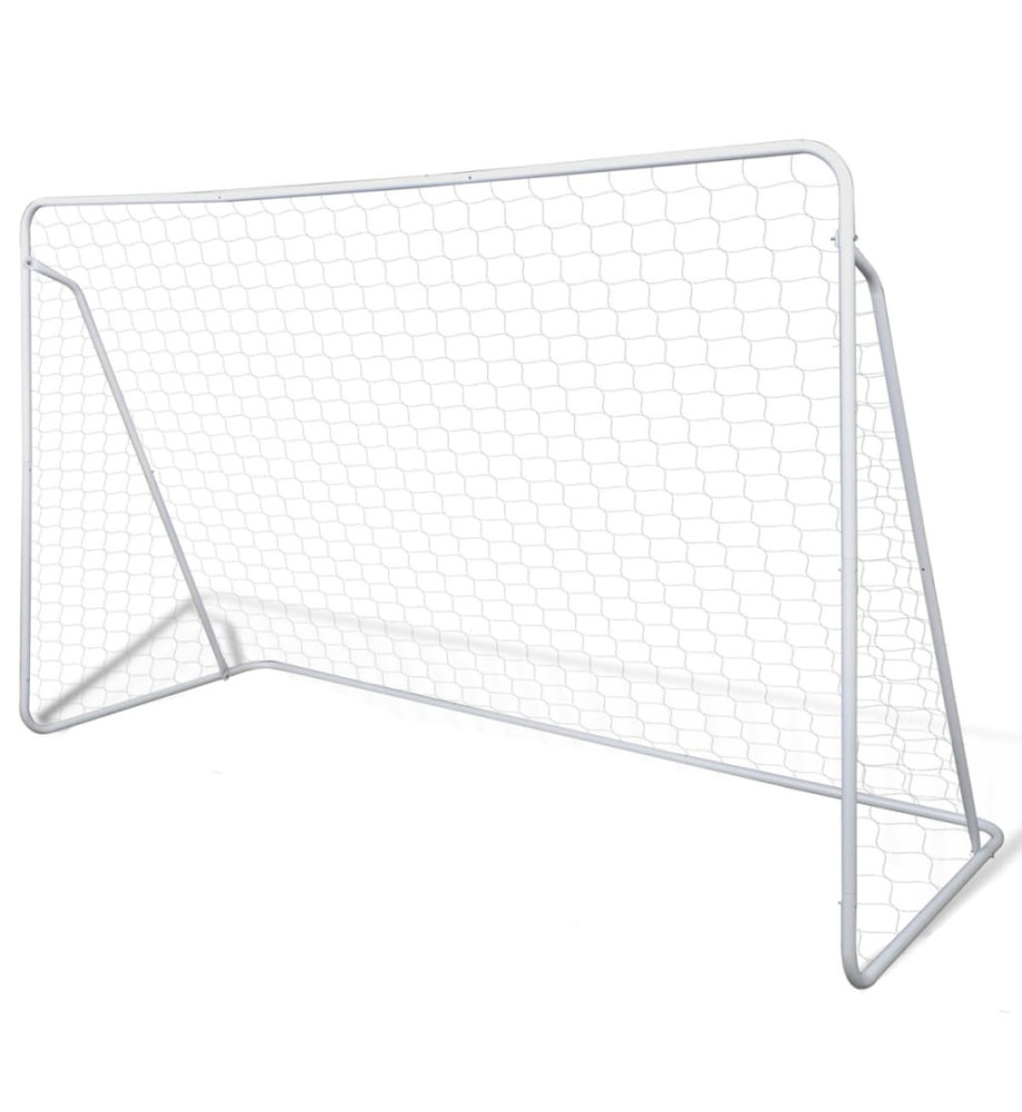 Cage de but de football 240 x 90 x 150 cm Acier