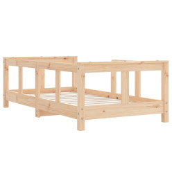 Cadre de lit pour enfant 70x140 cm bois de pin massif