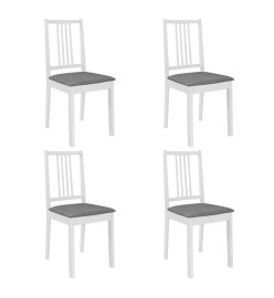 Mobilier de salle à manger 5 pcs MDF Blanc