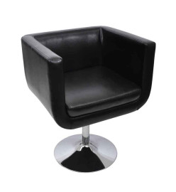 Chaise de bar Noir Similicuir