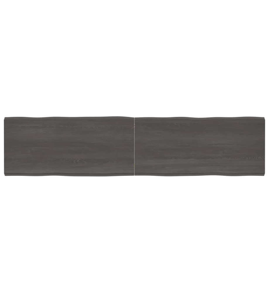 Dessus de table bois chêne massif traité bordure assortie