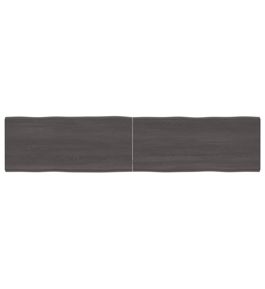 Dessus de table bois chêne massif traité bordure assortie