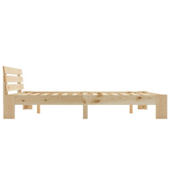 Cadre de lit Bois de pin massif 180 x 200 cm