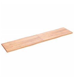 Dessus de table bois chêne massif traité bordure assortie