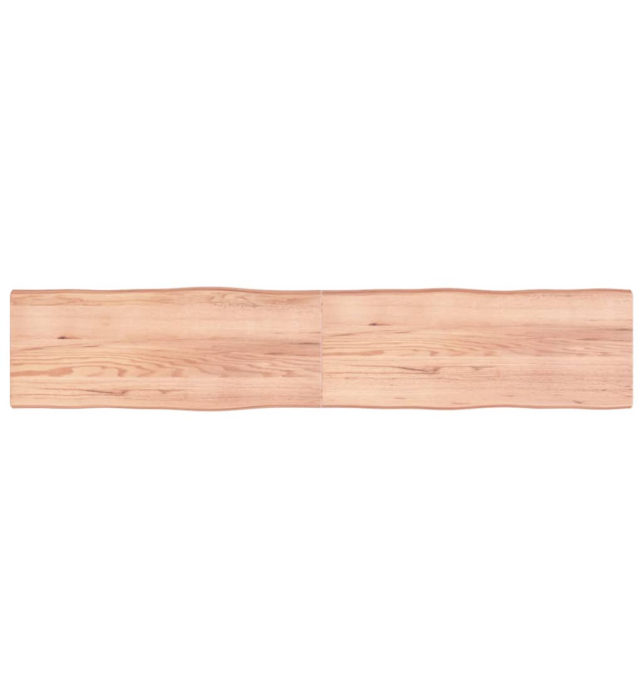 Dessus de table bois chêne massif traité bordure assortie