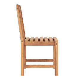 Ensemble de salle à manger de jardin 5 pcs Bois de teck solide