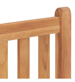 Ensemble de salle à manger de jardin 5 pcs Bois de teck solide