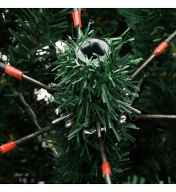 Sapin de Noël artificiel à charnières avec support 180 cm