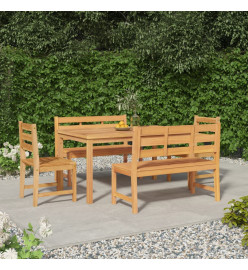 Ensemble à dîner de jardin 5 pcs Bois de teck massif
