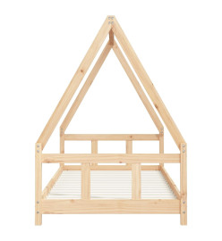 Cadre de lit pour enfants 90x200 cm bois de pin massif