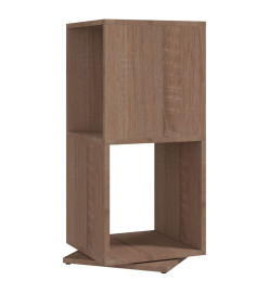 Armoire rotative Chêne Sonoma 34,5x34,5x75,5 cm Aggloméré