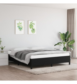 Cadre de lit Noir 180 x 200 cm Tissu