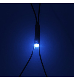 Filet lumineux bleu de Noël 4x4 m 544 LED Intérieur/extérieur