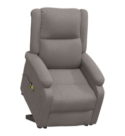 Fauteuil de massage Taupe Tissu