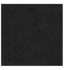 Panneaux muraux 12 pcs Noir 30x30 cm Velours 1,08 m²