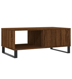 Table basse Chêne marron 90x50x36,5 cm Bois d'ingénierie