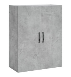 Armoire murale gris béton 69,5x34x90 cm bois d'ingénierie