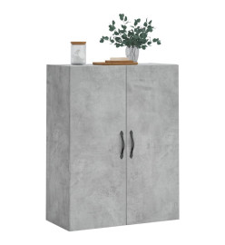 Armoire murale gris béton 69,5x34x90 cm bois d'ingénierie