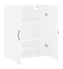 Armoire murale blanc brillant 69,5x34x90 cm bois d'ingénierie