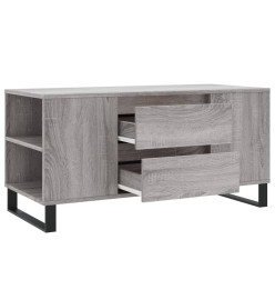 Table basse sonoma gris 102x44,5x50 cm bois d'ingénierie