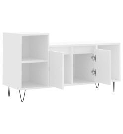 Meuble TV Blanc 100x35x55 cm Bois d'ingénierie