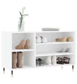 Armoire à chaussures Blanc 102x36x60 cm Bois d'ingénierie