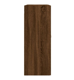 Armoire murale chêne marron 69,5x34x90 cm bois d'ingénierie