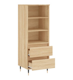 Buffet haut Chêne sonoma 40x36x110 cm Bois d'ingénierie