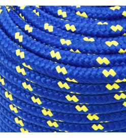 Corde de bateau Bleu 12 mm 100 m Polypropylène